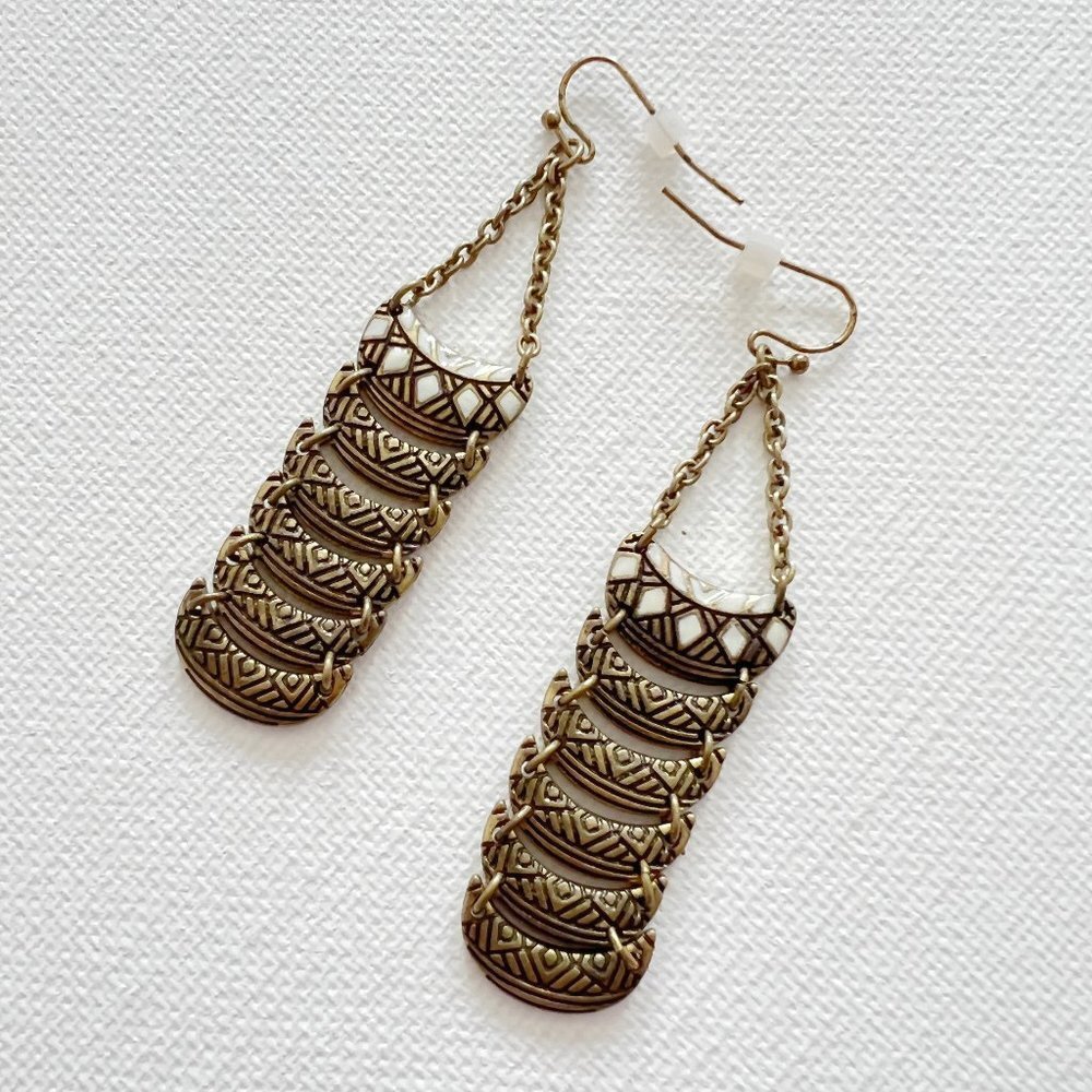 4/$25 Chain Link Drop Earrings